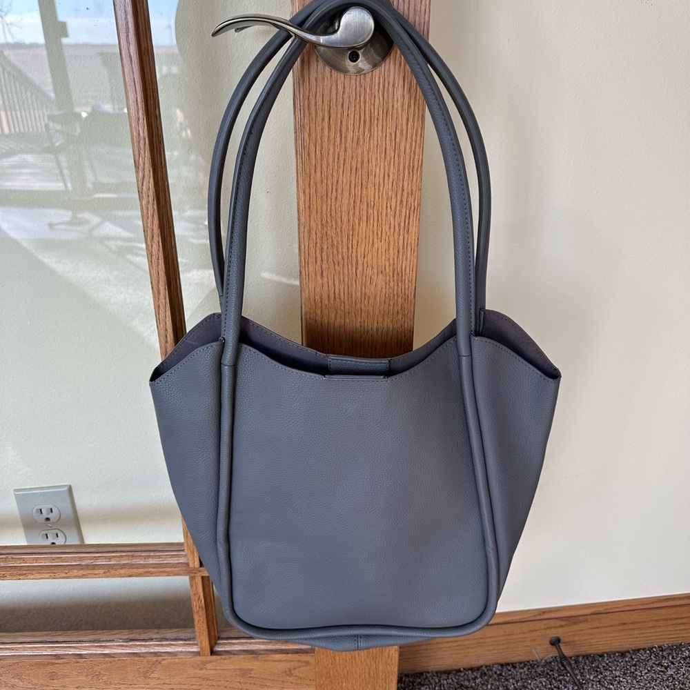 Chic Slate Gray Tote Bag